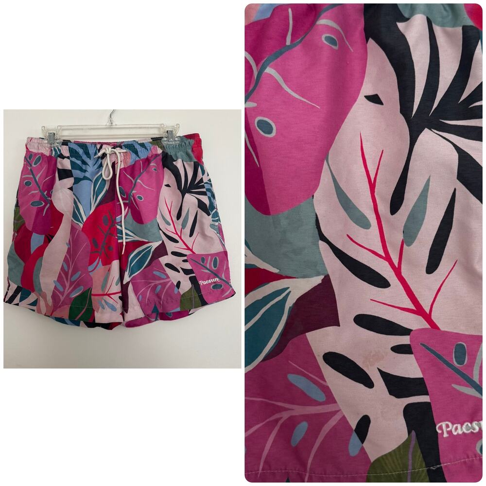 PacSun Tropical Print Swim Trunks